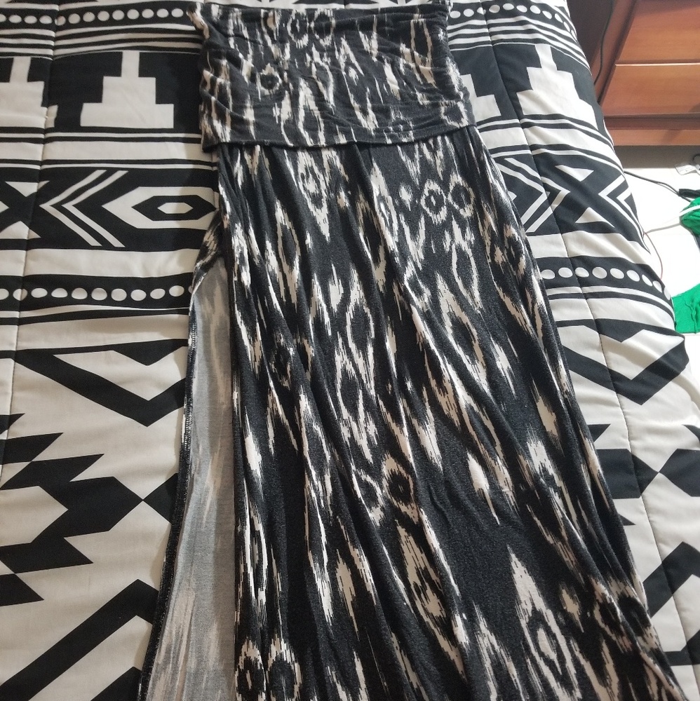 Black and white skirt